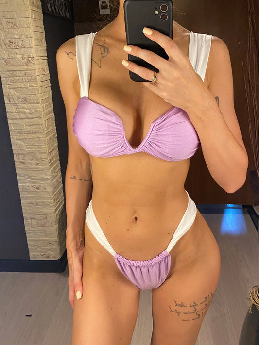 Satin Bloom Bikini